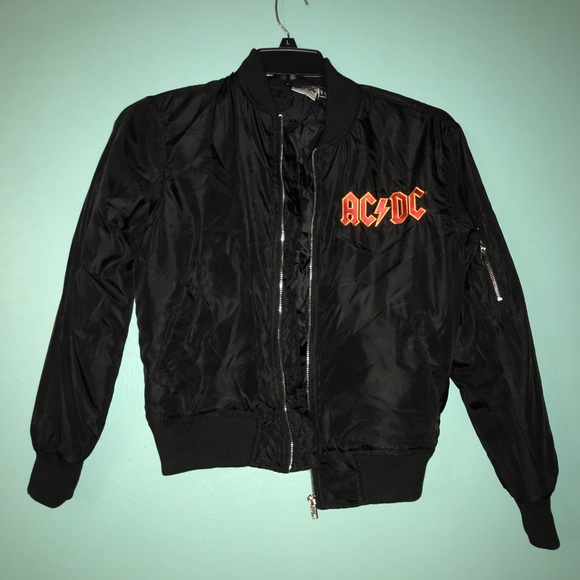 Ac Dc Jackets Coats Acdc Bomber Jacket Poshmark
